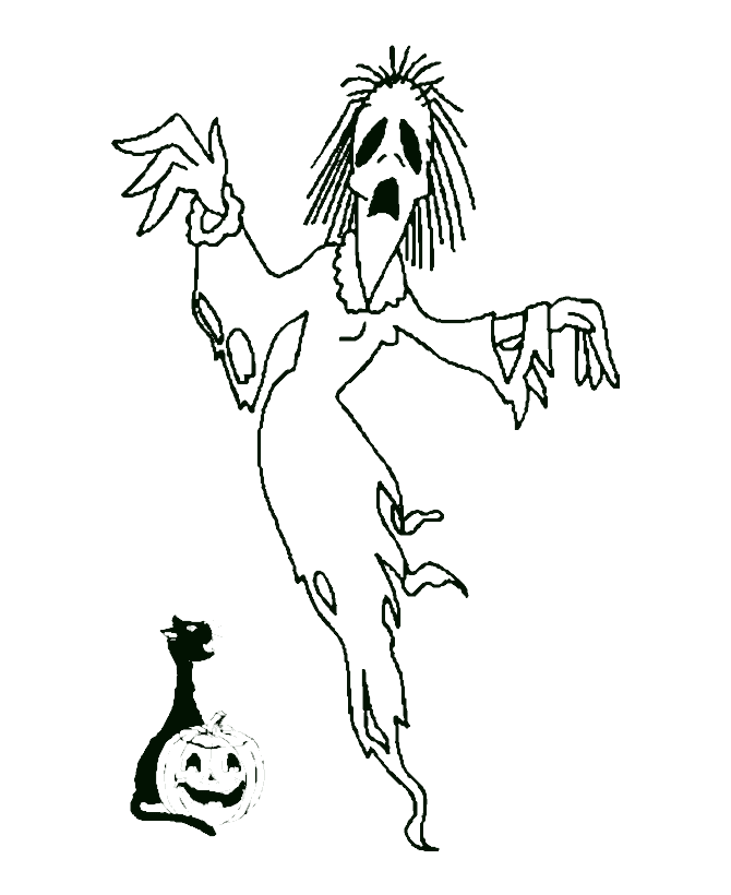 Scary Halloween Lovely Image For Children