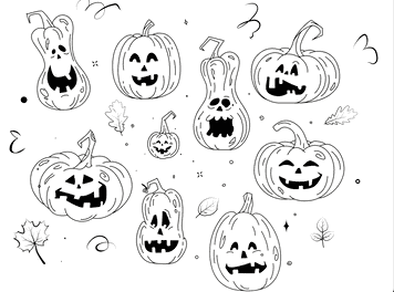 Scary Pumpkins Image