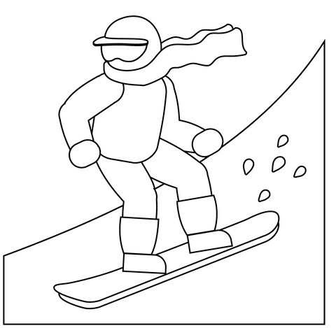 Snowboarder Emoji Image