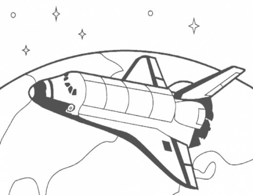 Space Shuttle For Children Picture