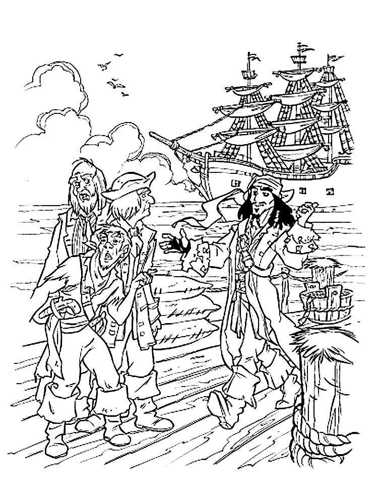 Sparrow For Kids Coloring Page