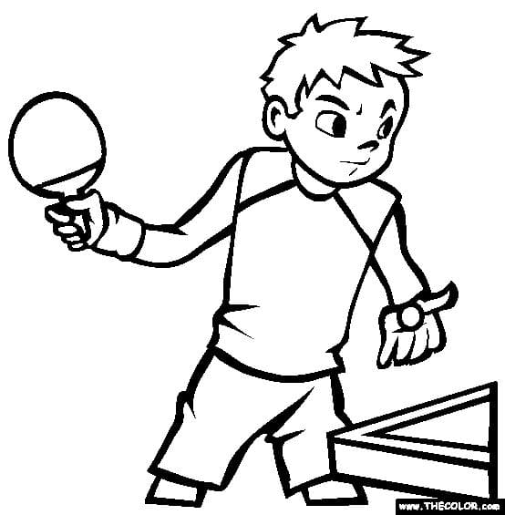 Table Tennis Drawing