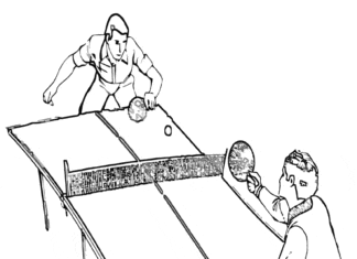 Table Tennis Painting