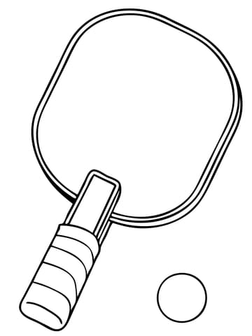 Table Tennis Racket And Ball For Children