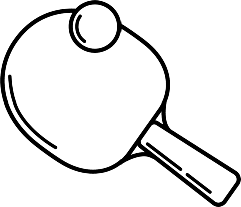 Table Tennis Racket And Ball For Kids