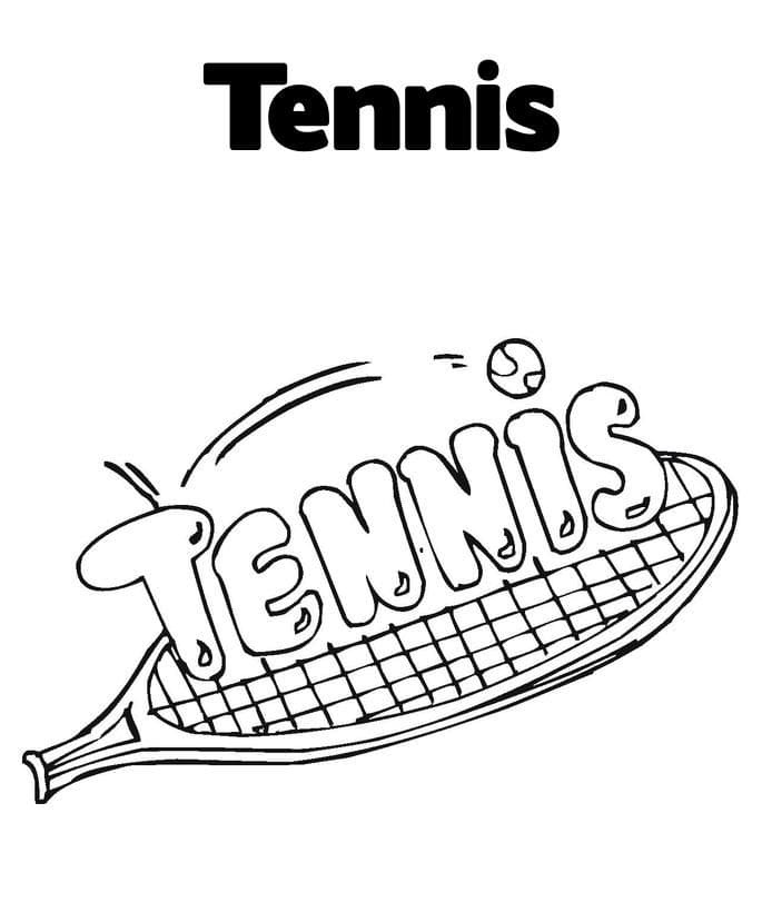 Tennis Painting For Kids