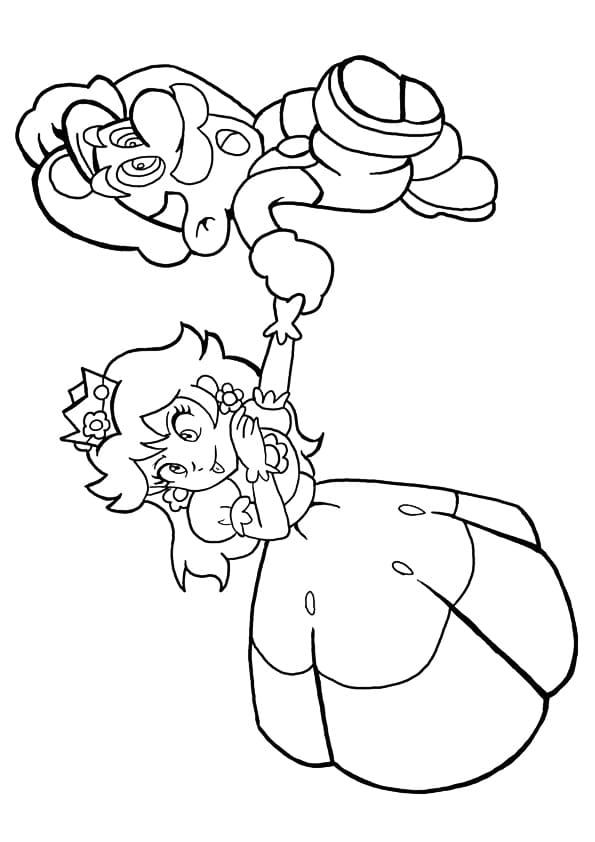 The Princess Peach And Mario Printable For Kids