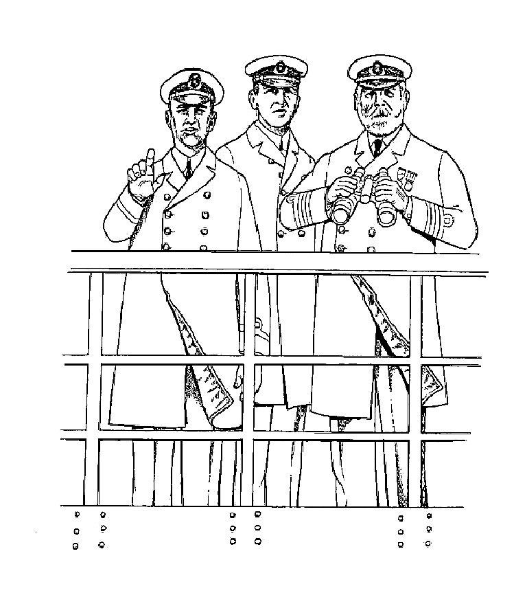 Titanic Picture For Children Coloring Page