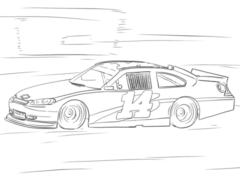 Tony Stewart NASCAR Car