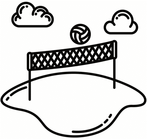 Volleyball Court Image