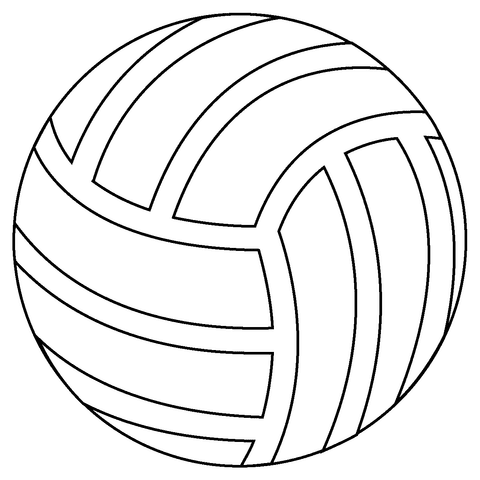 Volleyball Emoji Image For Kids