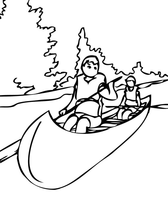 Water Sports Drawing For Kids