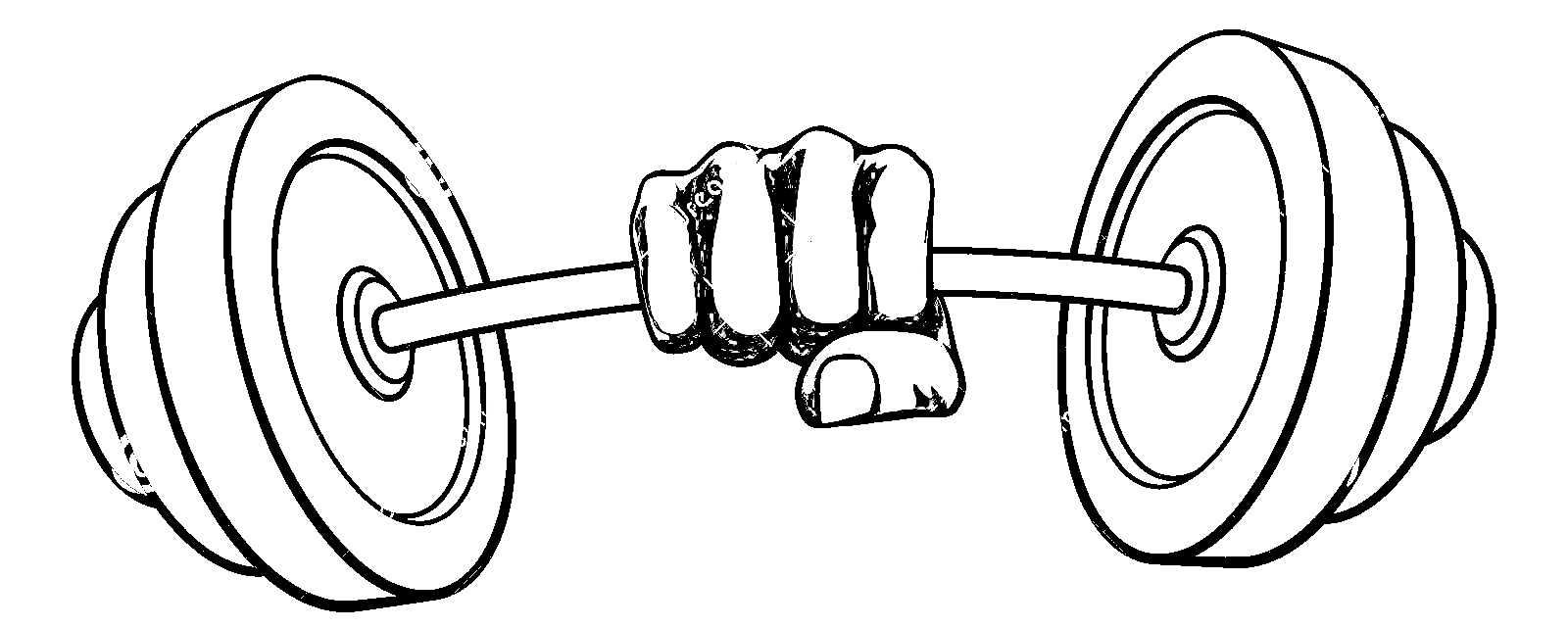 Weight Lifting Fist Hand Holding