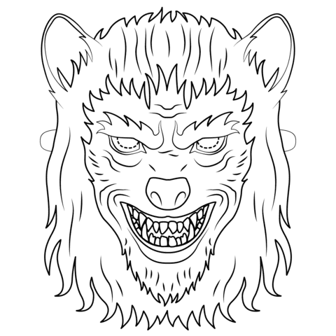 Werewolf Mask For Children