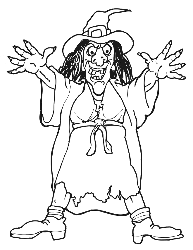 Witch Drawing Image