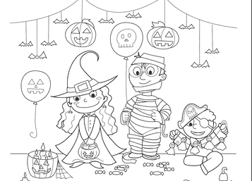 Witch, Mummy & Pirate Halloween Costumes