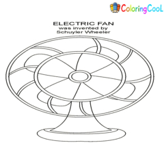 Fan Coloring Pages