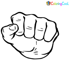 Fist Coloring Pages