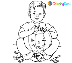Halloween For Kids Coloring Pages