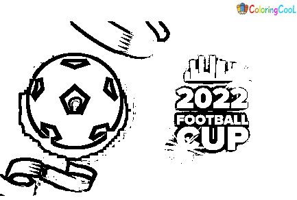 2022 Football Cup Coloring Page
