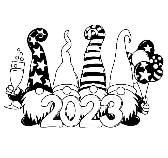 2023 With Gnomes Image For Kids
