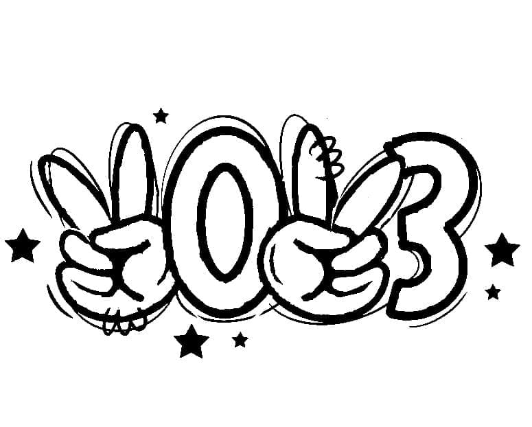 Adorable 2023 Image For Kids Coloring Page