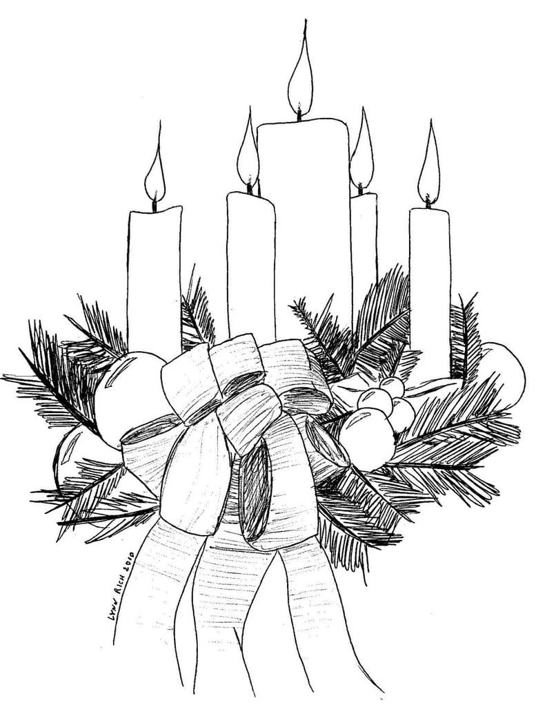 Advent Wreath Image For Children