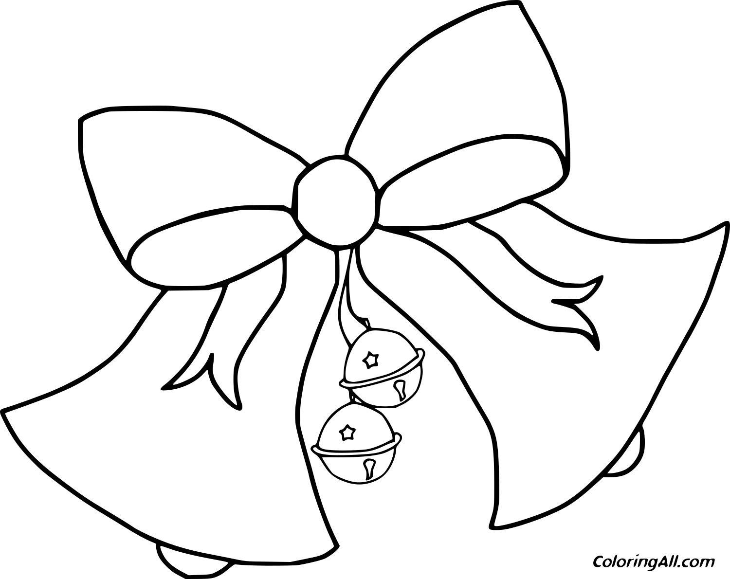 Bells And Small Bells For Kids Coloring Page