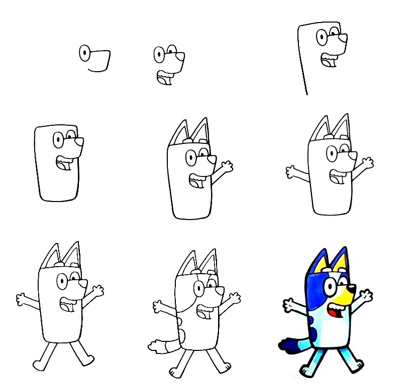 Bluey-Drawing