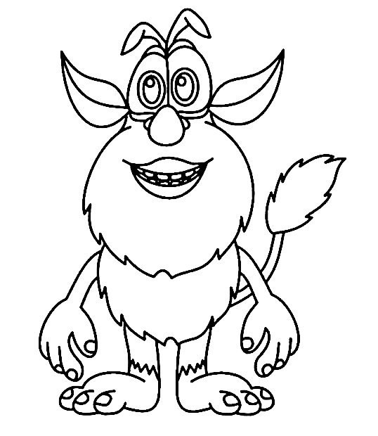 Booba Coloring Pages