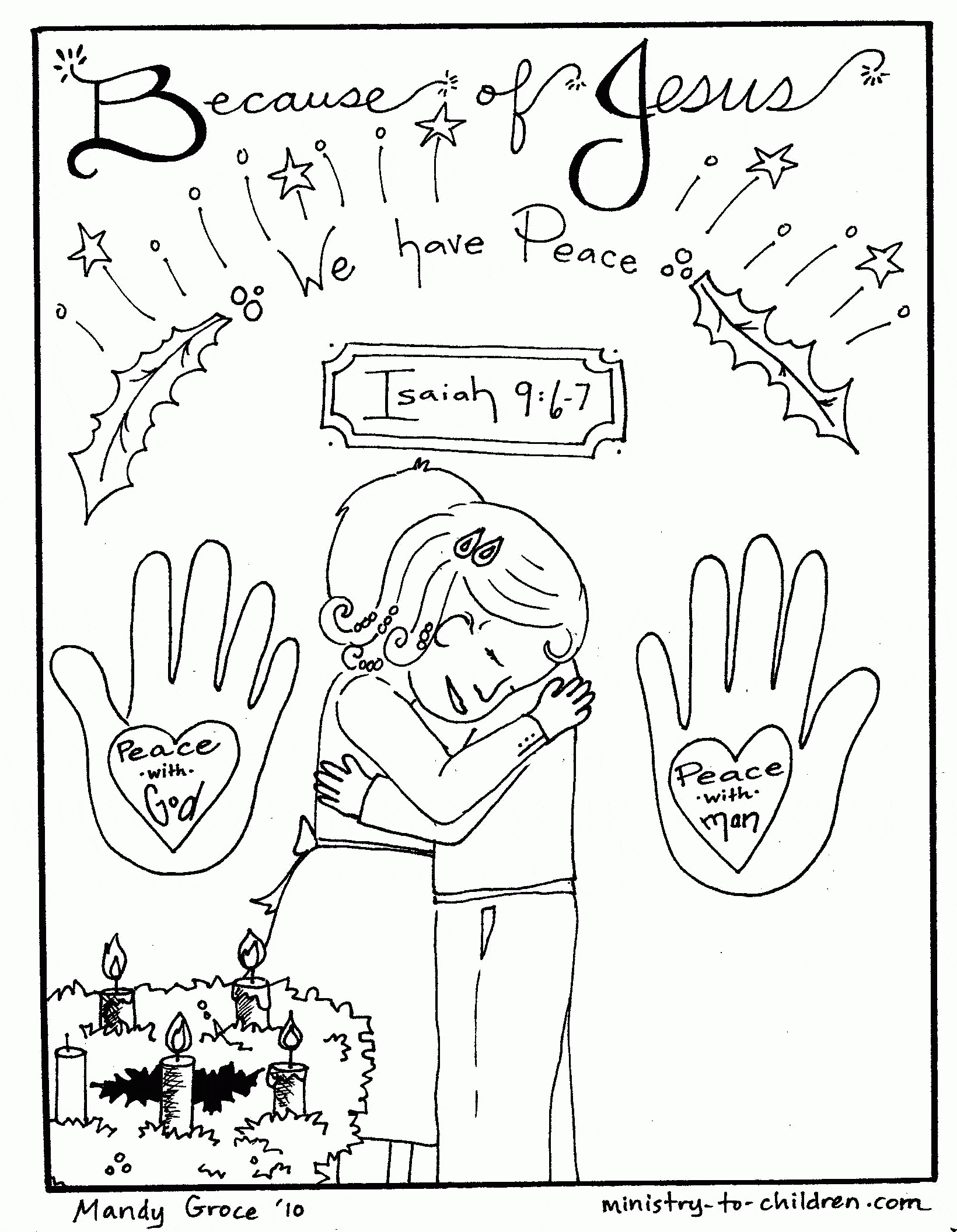 Catholic Advent Image For Kids Coloring Pages Coloring Cool
