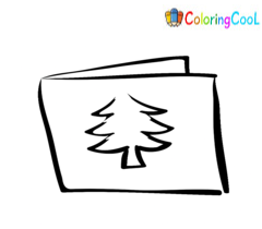 Merry Christmas Card Coloring Pages