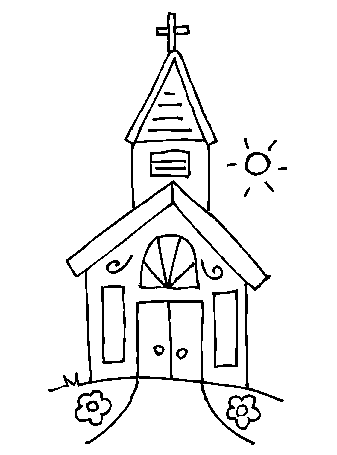 Christmas Church For Children Picture