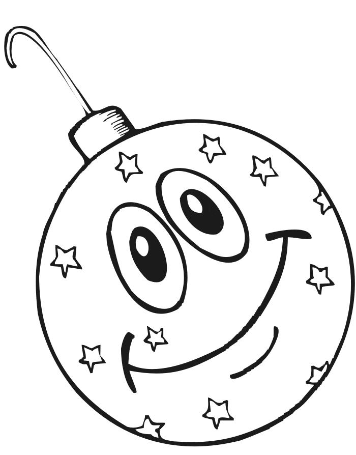 Christmas Cute Coloring Page
