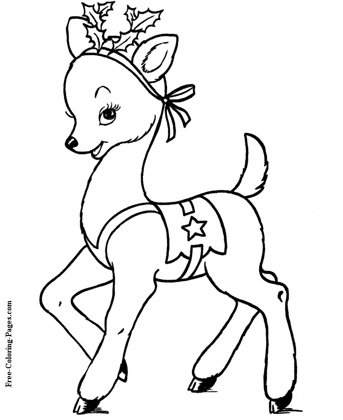 Christmas Image For Children Coloring Page