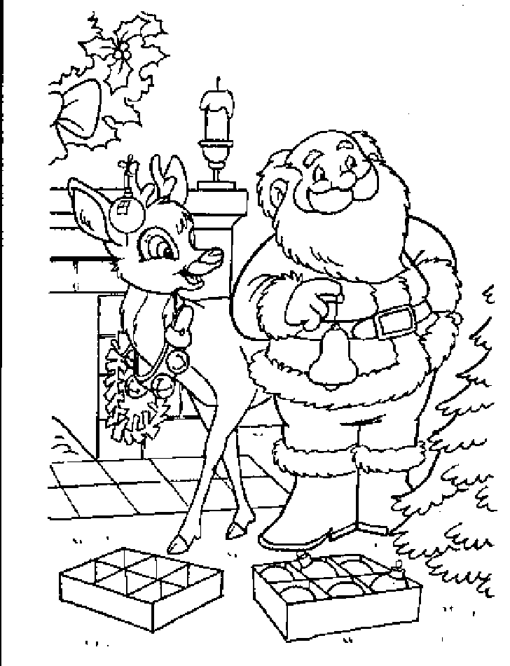 Christmas Image For Kids Coloring Page