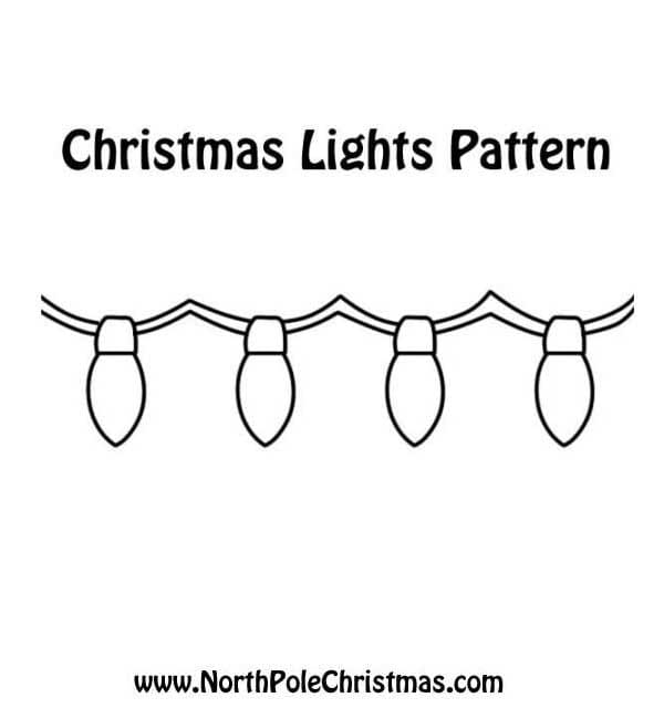 Christmas Lights Pattern Picture