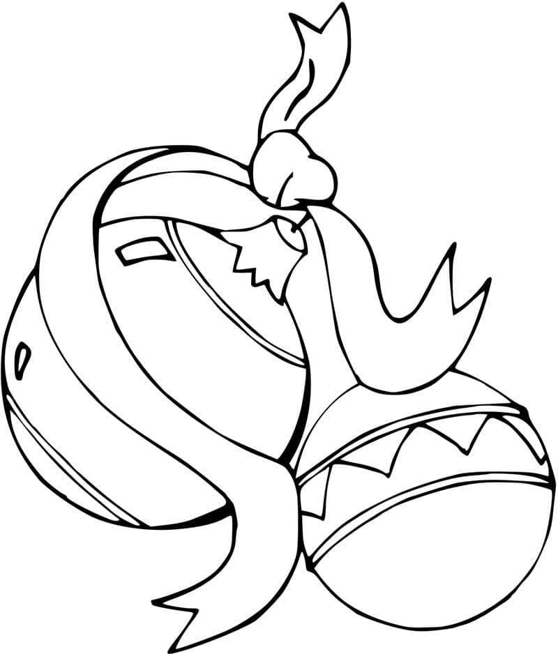 Christmas Ornament For Children Coloring Page