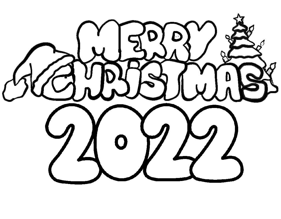 Christmas Sweet 2022 Coloring Page