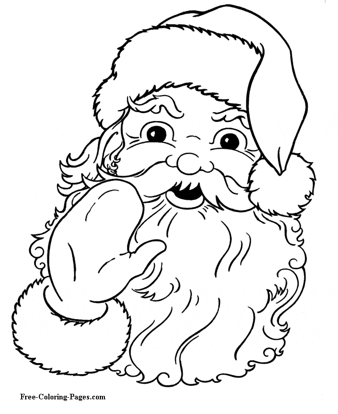 Christmas Sweet Image For Children Coloring Page