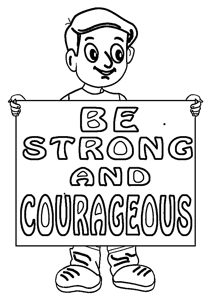 Courage Coloring Pages