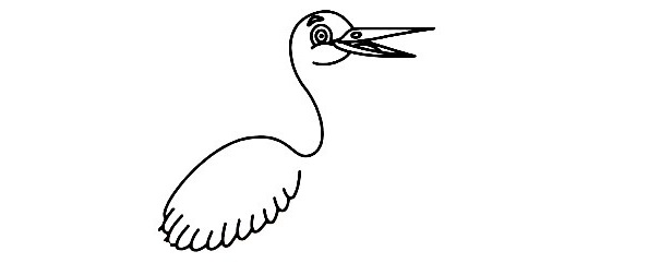 Crane-Bird-Drawing-4
