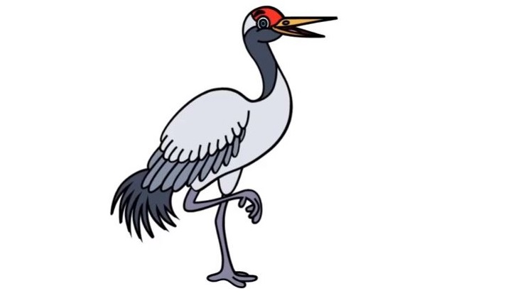 Crane-Bird-Drawing-9