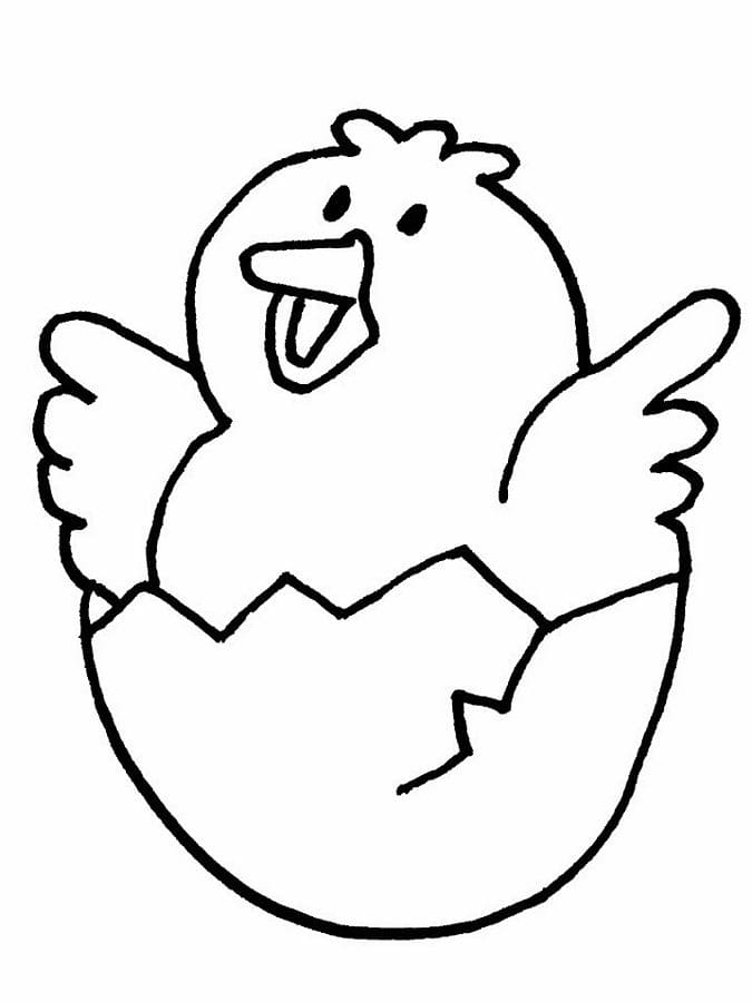 Cute Easter Printable For Children Coloring Page