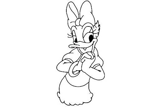 Daisy-Duck-Drawing-4