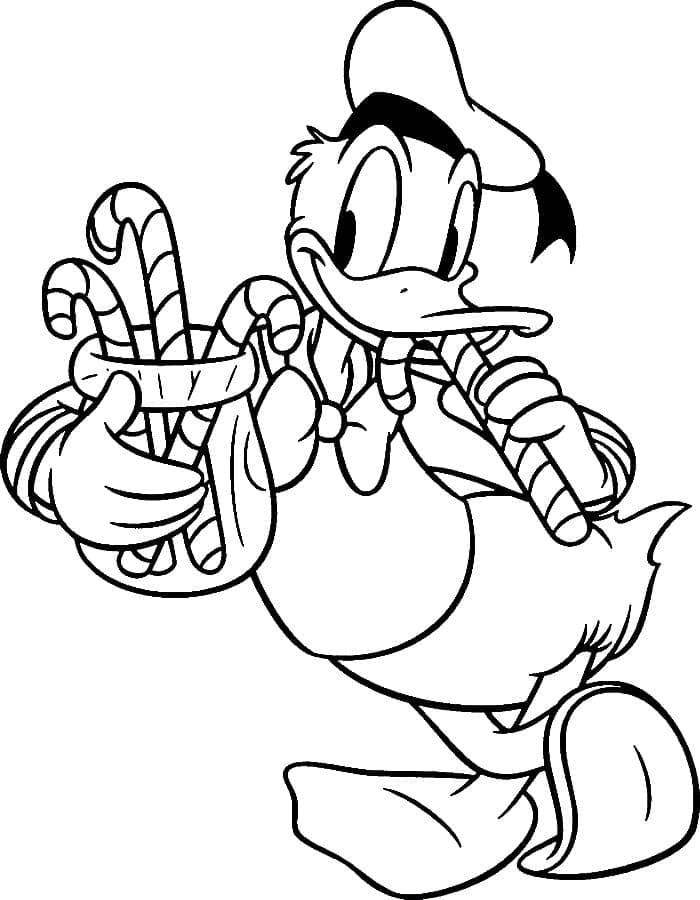 Donald Duck With Candy