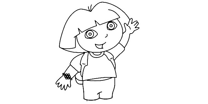 Dora-The-Explorer-Drawing-6