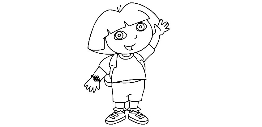 Dora-The-Explorer-Drawing-7