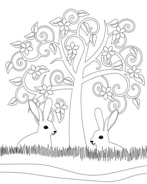 Easter For Adults Image Coloring Page