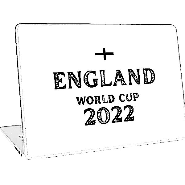 England World Cup 2022 Coloring Page
